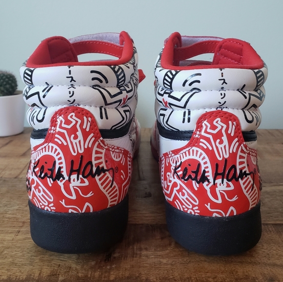 🌶 RARE! 2013 Keith Haring x Reebok Part 2 Hi Top - Picture 4 of 16